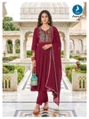 Pears By Kaya Mull Chanderi Anarkali Kurti Set 